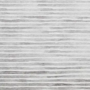 5' X 8' Gray And Charcoal Geometric Washable Area Rug With UV Protection