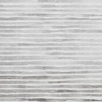 8' X 10' Gray And Charcoal Geometric Washable Area Rug With UV Protection