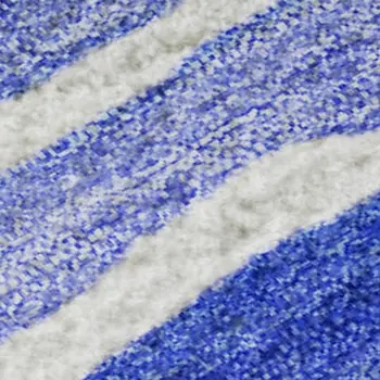 8' X 10' Blue And Ivory Geometric Washable Area Rug With UV Protection
