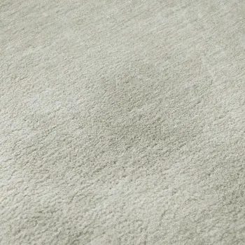 8' Linen Ivory And Beige Geometric Washable Round Rug With UV Protection