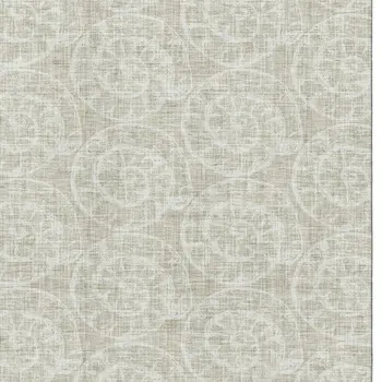 3' X 5' Beige And Ivory Geometric Washable Area Rug With UV Protection