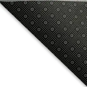 3' X 5' Purple Ivory And Green Geometric Washable Area Rug With UV Protection