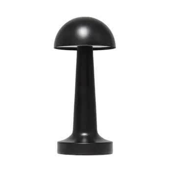 9" Black Metal Lighthouse Table Lamp
