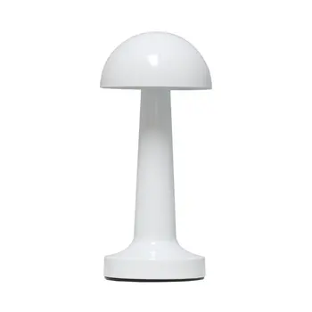 9" White Metal Lighthouse Table Lamp