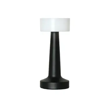 9" Black Metal Lighthouse Table Lamp