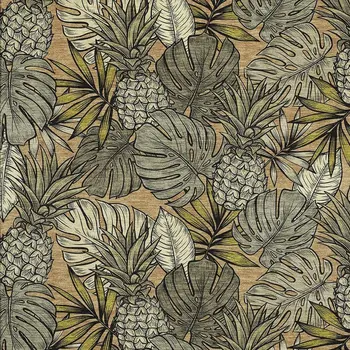 8' X 10' Khaki Gray And Yellow Geometric Washable Area Rug With UV Protection