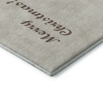 3' X 5' Taupe Green And Gray Animal Print Washable Area Rug With UV Protection