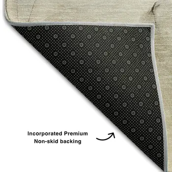 10' X 14' Beige And Ivory Abstract Washable Area Rug With UV Protection