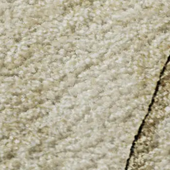 10' X 14' Beige And Ivory Abstract Washable Area Rug With UV Protection