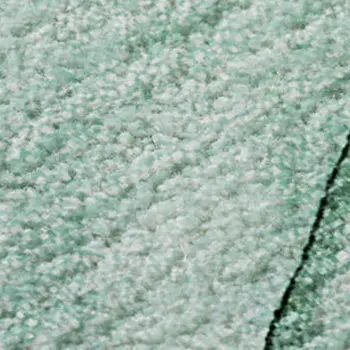 9' X 12' Blue And Green Abstract Washable Area Rug With UV Protection