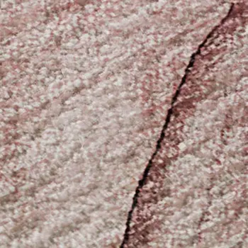 8' X 10' Blush And Ivory Abstract Washable Area Rug With UV Protection