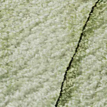 5' X 8' Green And Ivory Abstract Washable Area Rug With UV Protection