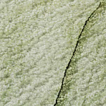 5' X 8' Green And Ivory Abstract Washable Area Rug With UV Protection
