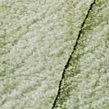 8' X 10' Green And Ivory Abstract Washable Area Rug With UV Protection