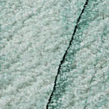 8' X 10' Teal And Ivory Abstract Washable Area Rug With UV Protection