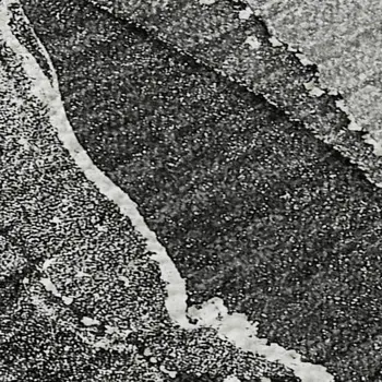 5' X 8' Gray And Ivory Abstract Washable Area Rug With UV Protection