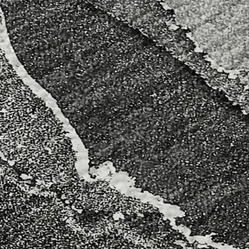 9' X 12' Gray And Ivory Abstract Washable Area Rug With UV Protection