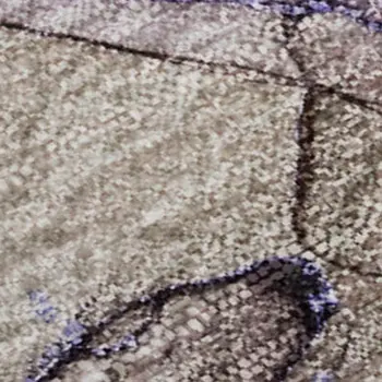 9' X 12' Purple And Gray Abstract Washable Area Rug With UV Protection
