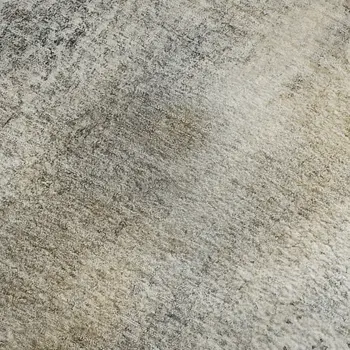 3' X 5' Beige And Ivory Abstract Washable Area Rug With UV Protection
