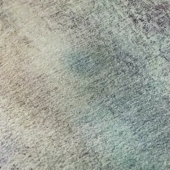 9' X 12' Blue Purple And Ivory Abstract Washable Area Rug With UV Protection