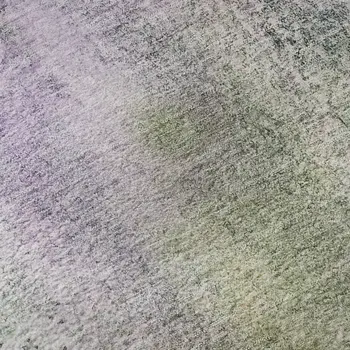 8' X 10' Purple And Green Abstract Washable Area Rug With UV Protection