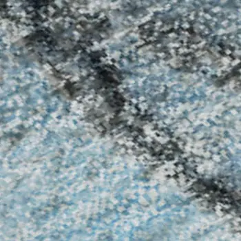 10' X 14' Blue Gray And Ivory Abstract Washable Area Rug With UV Protection