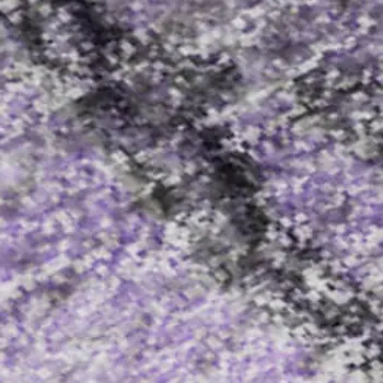 8' X 10' Purple Gray And Ivory Abstract Washable Area Rug With UV Protection