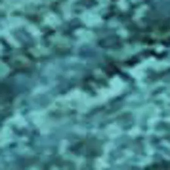 10' X 14' Teal And Ivory Abstract Washable Area Rug With UV Protection