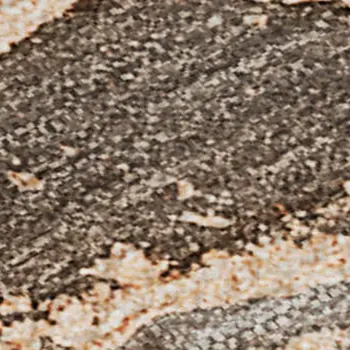8' X 10' Taupe And Ivory Abstract Washable Area Rug With UV Protection