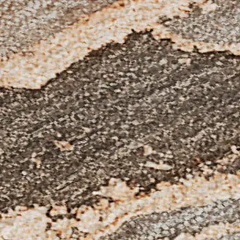 9' X 12' Taupe And Ivory Abstract Washable Area Rug With UV Protection