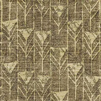 9' X 12' Brown And Ivory Geometric Washable Area Rug With UV Protection