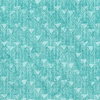 10' X 14' Teal And Ivory Geometric Washable Area Rug With UV Protection