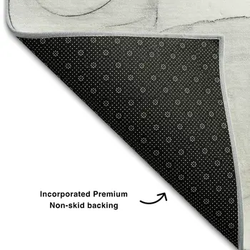 10' X 14' Gray And Ivory Abstract Washable Area Rug With UV Protection