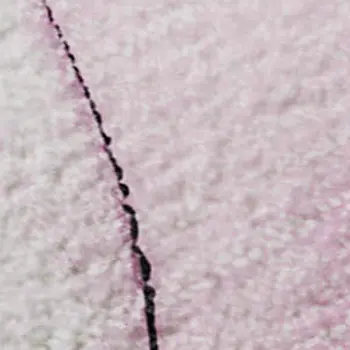 5' X 8' Pink And Ivory Abstract Washable Area Rug With UV Protection