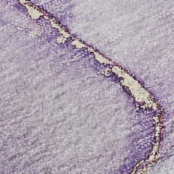 9' X 12' Purple Blue And Ivory Abstract Washable Area Rug With UV Protection