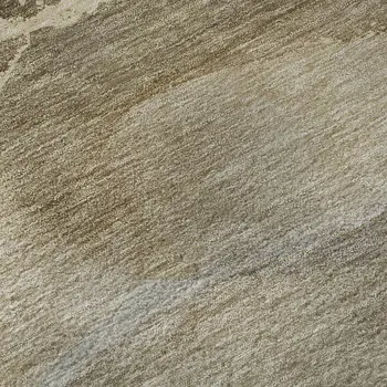 5' X 8' Brown Gray And Ivory Abstract Washable Area Rug With UV Protection