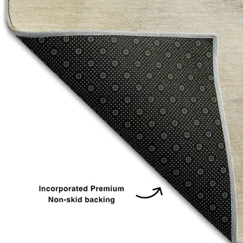 5' X 8' Teal Ivory And Brown Abstract Washable Area Rug With UV Protection