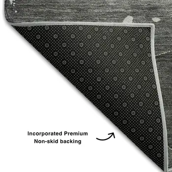 10' X 14' Gray And Ivory Abstract Washable Area Rug With UV Protection