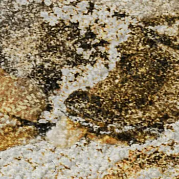 5' X 8' Orange And Ivory Abstract Washable Area Rug With UV Protection