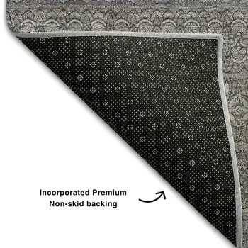 9' X 12' Gray And Ivory Striped Washable Area Rug With UV Protection