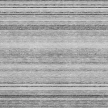 10' X 14' Gray And Ivory Striped Washable Area Rug With UV Protection