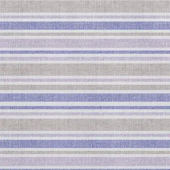 3' X 5' Navy Blue And Lavender Striped Washable Area Rug With UV Protection