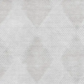 5' X 8' Ivory And Silver Geometric Washable Area Rug With UV Protection