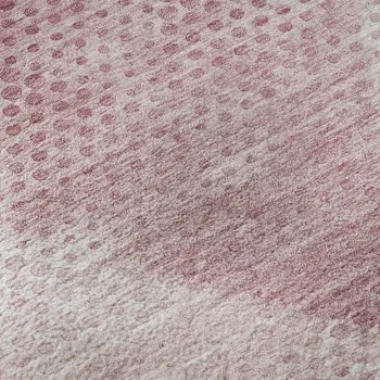 10' X 14' Merlot And Ivory Geometric Washable Area Rug With UV Protection