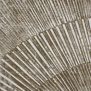 10' X 14' Chocolate And Ivory Geometric Washable Area Rug With UV Protection