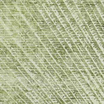 10' X 14' Sage And Ivory Geometric Washable Area Rug With UV Protection