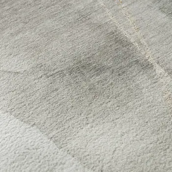 9' X 12' Ivory And Beige Abstract Washable Area Rug With UV Protection