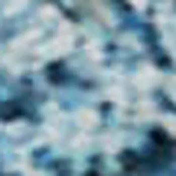 8' X 10' Blue And Gray Striped Washable Area Rug With UV Protection