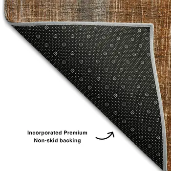 10' X 14' Rust And Gray Striped Washable Area Rug With UV Protection