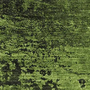 5' X 8' Green And Gray Abstract Washable Area Rug With UV Protection